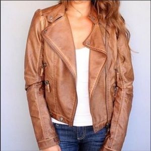 Faux Leather Jacket